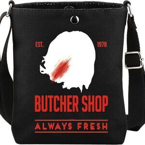 Horror TV Show Inspired Butcher Shop Crossbody Bag Unisex Gift